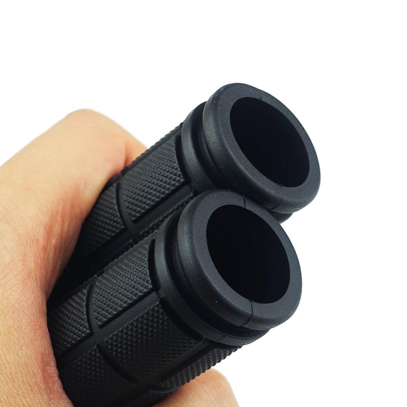 Kasteco 2 Pairs Bicycle Handle Bar Grips Mushroom Grips for BMX/MTB/Road Mountain Bikes, Black - Image 3
